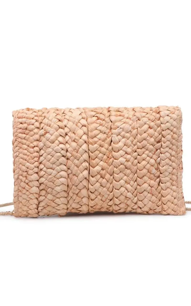 Urban Expressions - Aegean Straw Clutch