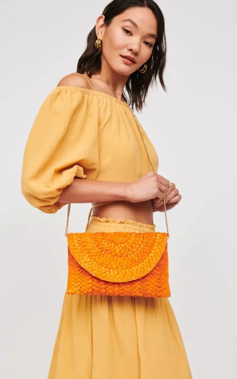 Urban Expressions - Aegean Straw Clutch