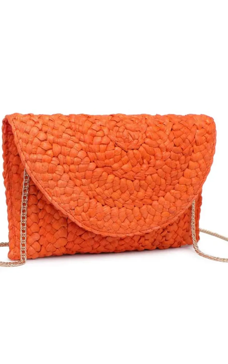Urban Expressions - Aegean Straw Clutch