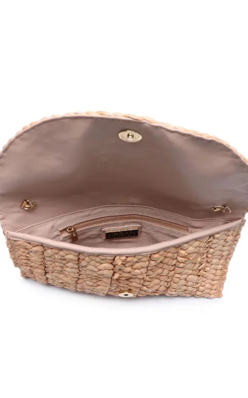 Urban Expressions - Aegean Straw Clutch