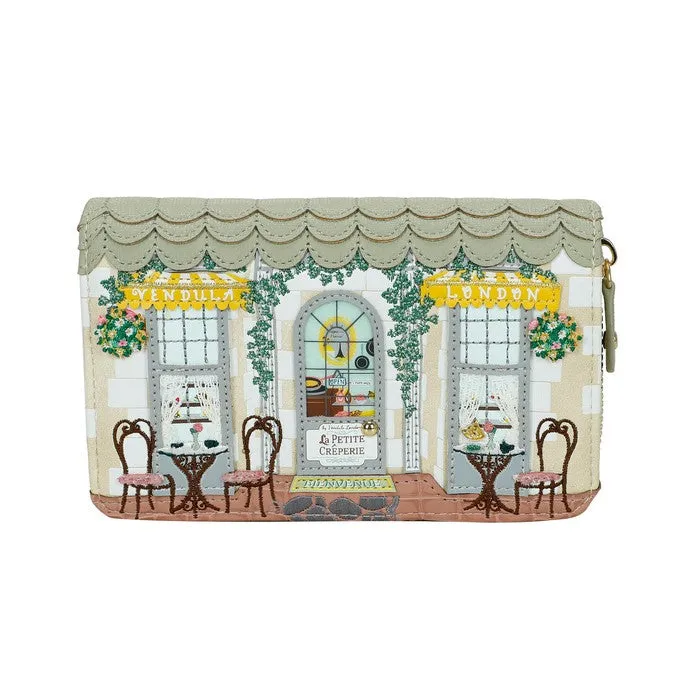 Vendula London - La Petite Creperie - Medium Zip Around Wallet New Release Available Now Sold out