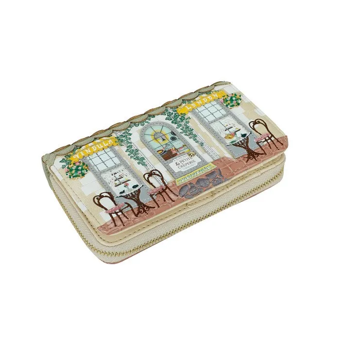 Vendula London - La Petite Creperie - Medium Zip Around Wallet New Release Available Now Sold out