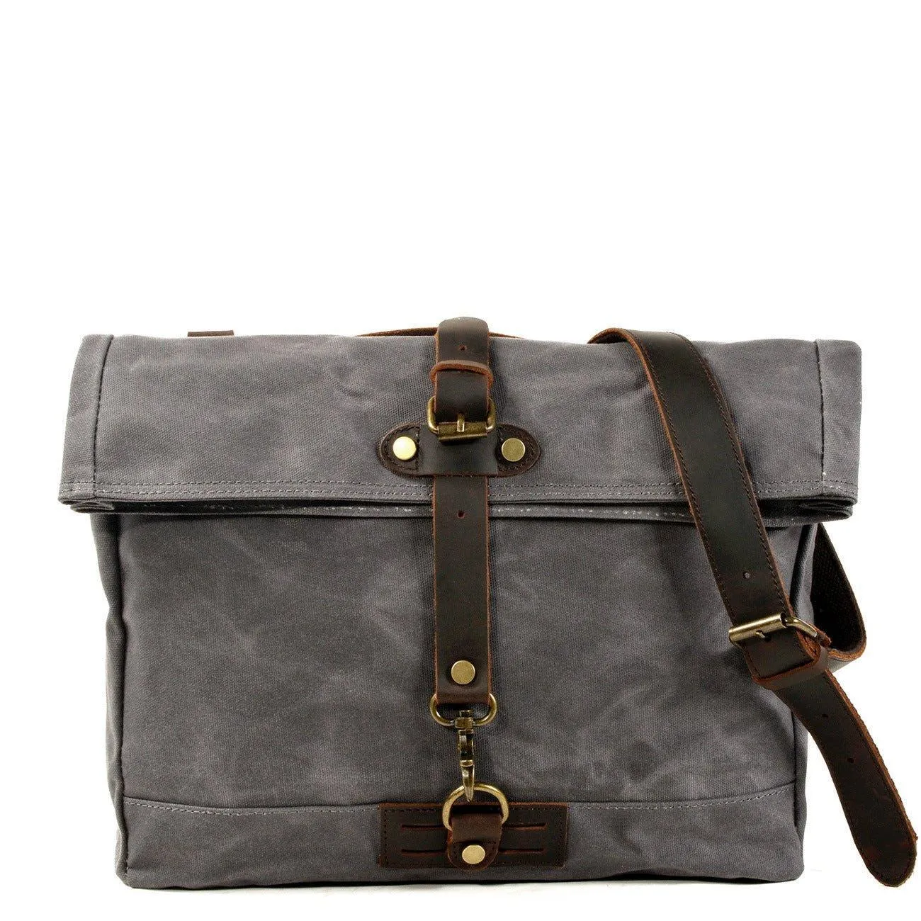 Vintage Canvas Messenger Bag Laptop and Motobags