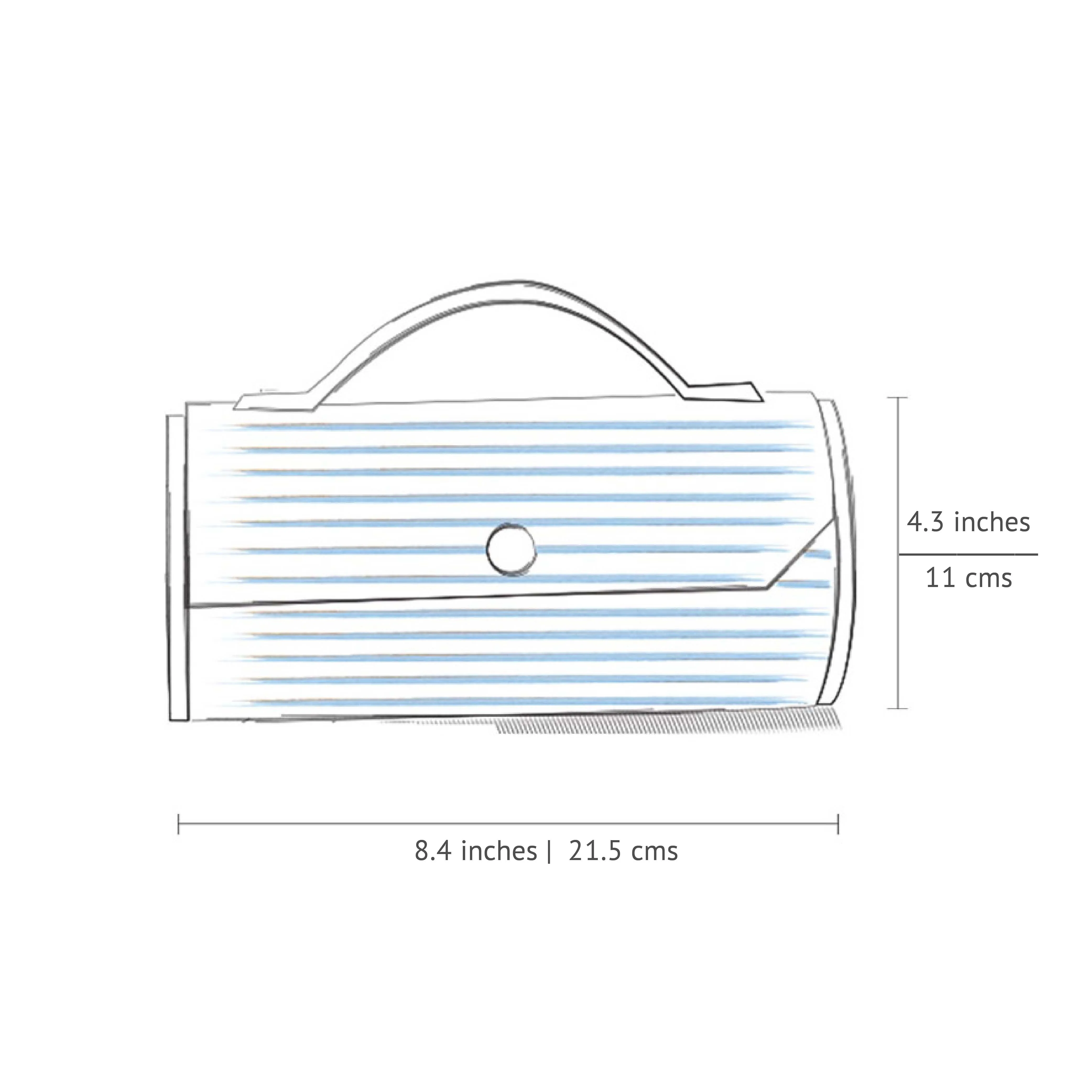 Vintage Garden 3 in 1 Round clutch #9