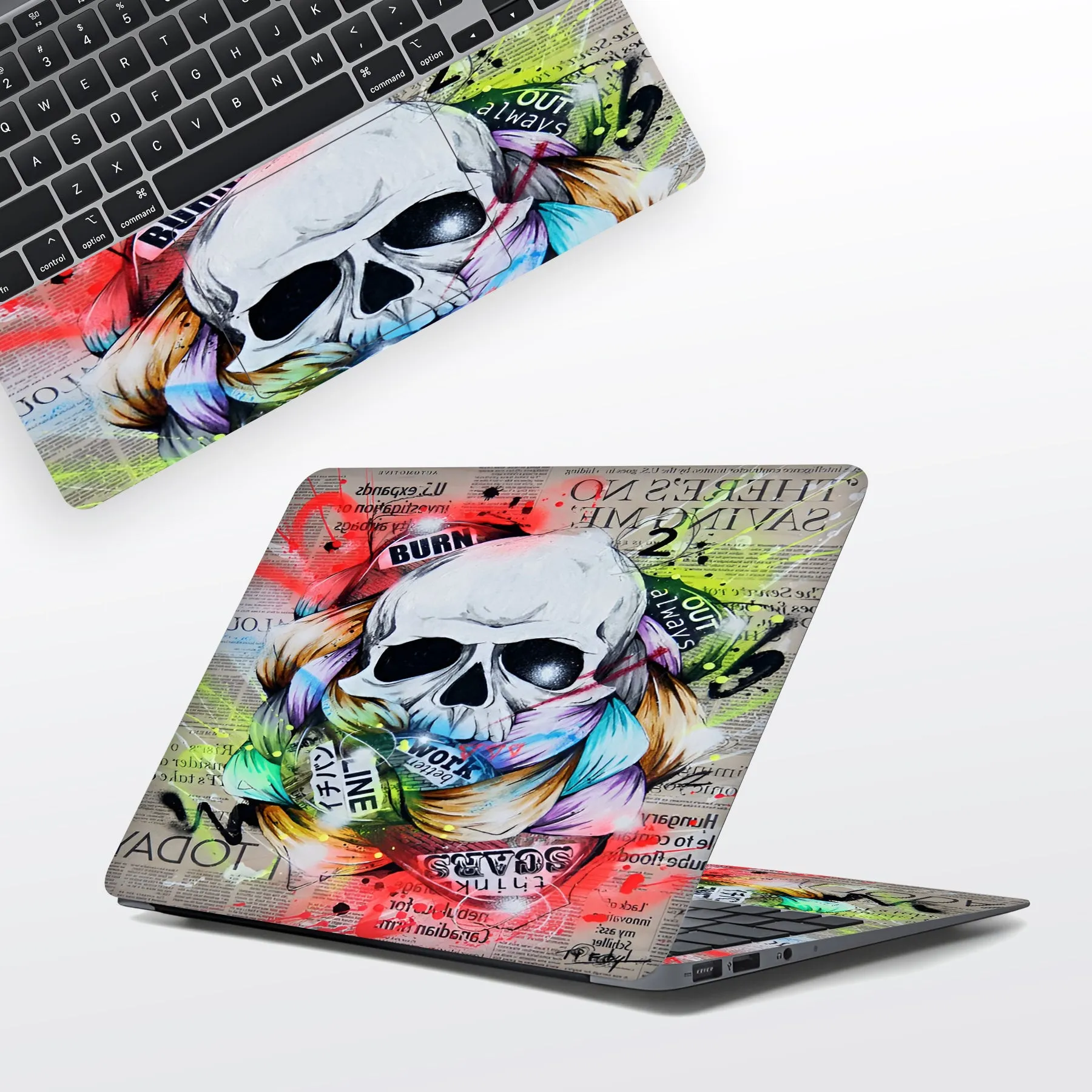 Visionary Skull Laptop Skin