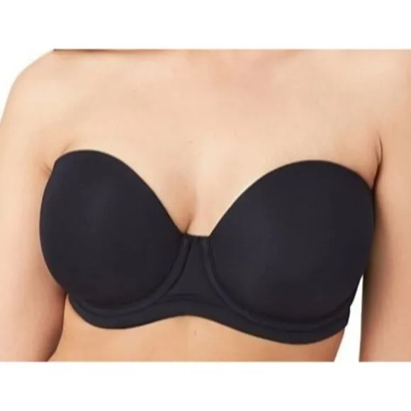 Wacoal Women Red Carpet Convertible Full Bust Underwire Bra 854119 Black Sz 34B