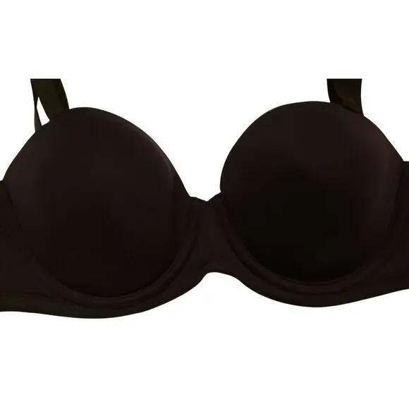 Wacoal Women Red Carpet Convertible Full Bust Underwire Bra 854119 Black Sz 34B