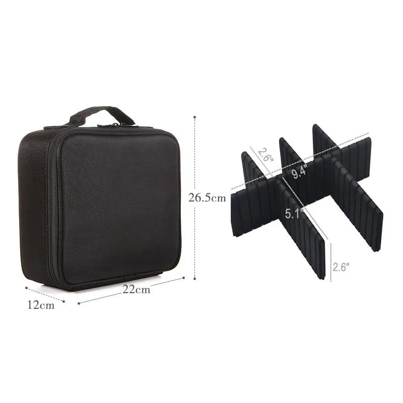 Waterproof Detachable Travel Cosmetic Storage Box With Compartments