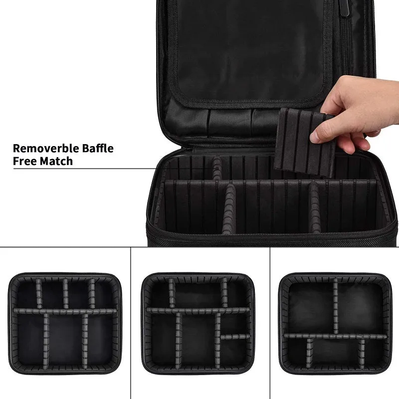 Waterproof Detachable Travel Cosmetic Storage Box With Compartments