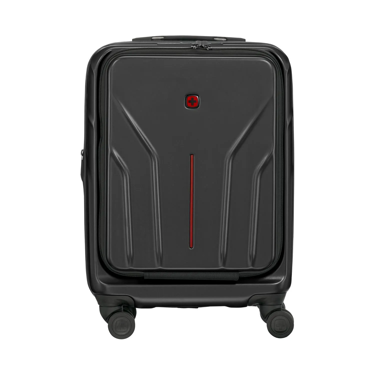 Wenger Amplix Hardside Expandable 55cm Cabin Luggage Trolley Black