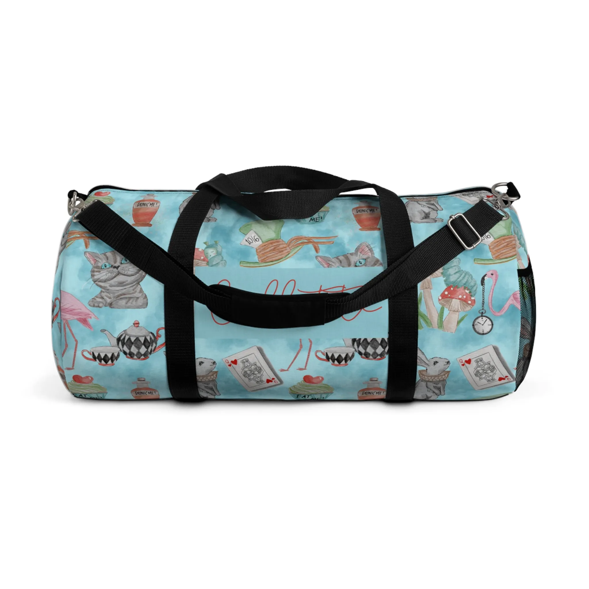 We’re All Mad Here Duffel Bag (INCLUDE CUSTOM NAME & FONT OPTION IN NOTES AT CHECKOUT)