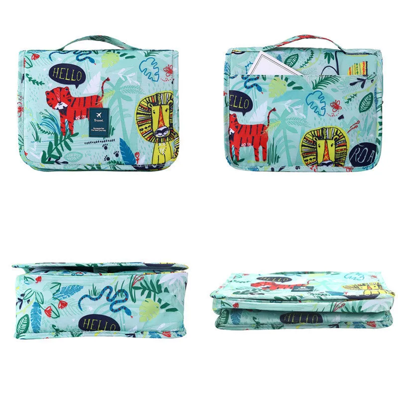Women Men Travel Hanging Wash Bag Cosmetic Cases Make Up Pouch Beauty Vanity Necessarie Toiletry Makeup Storage Bag Organizer