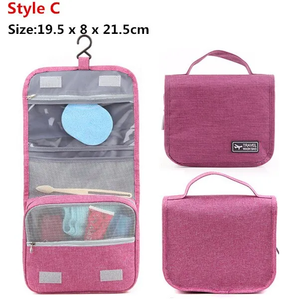 Women Men Travel Hanging Wash Bag Cosmetic Cases Make Up Pouch Beauty Vanity Necessarie Toiletry Makeup Storage Bag Organizer