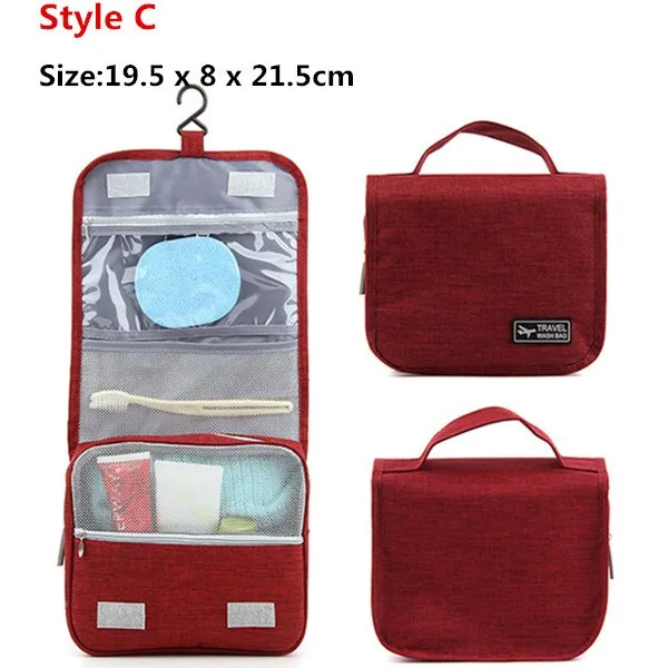 Women Men Travel Hanging Wash Bag Cosmetic Cases Make Up Pouch Beauty Vanity Necessarie Toiletry Makeup Storage Bag Organizer