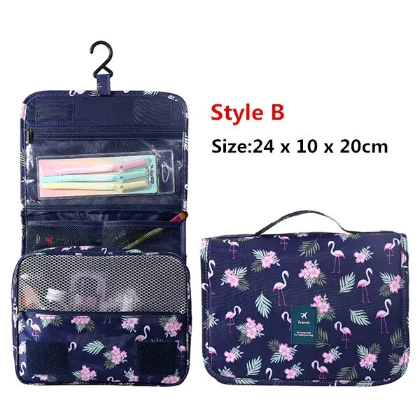 Women Men Travel Hanging Wash Bag Cosmetic Cases Make Up Pouch Beauty Vanity Necessarie Toiletry Makeup Storage Bag Organizer