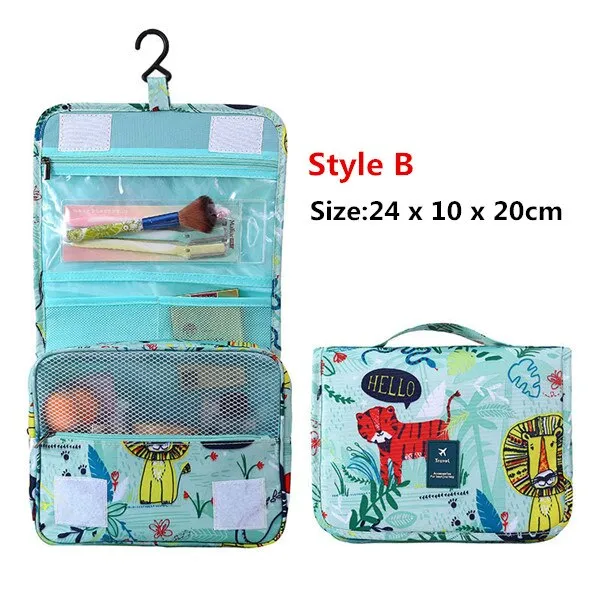 Women Men Travel Hanging Wash Bag Cosmetic Cases Make Up Pouch Beauty Vanity Necessarie Toiletry Makeup Storage Bag Organizer