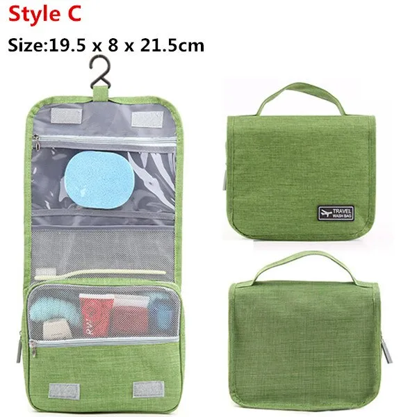 Women Men Travel Hanging Wash Bag Cosmetic Cases Make Up Pouch Beauty Vanity Necessarie Toiletry Makeup Storage Bag Organizer