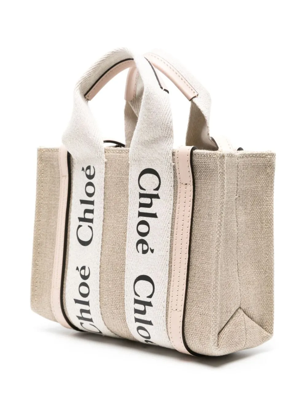 Woody mini canvas tote