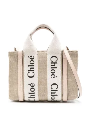 Woody mini canvas tote