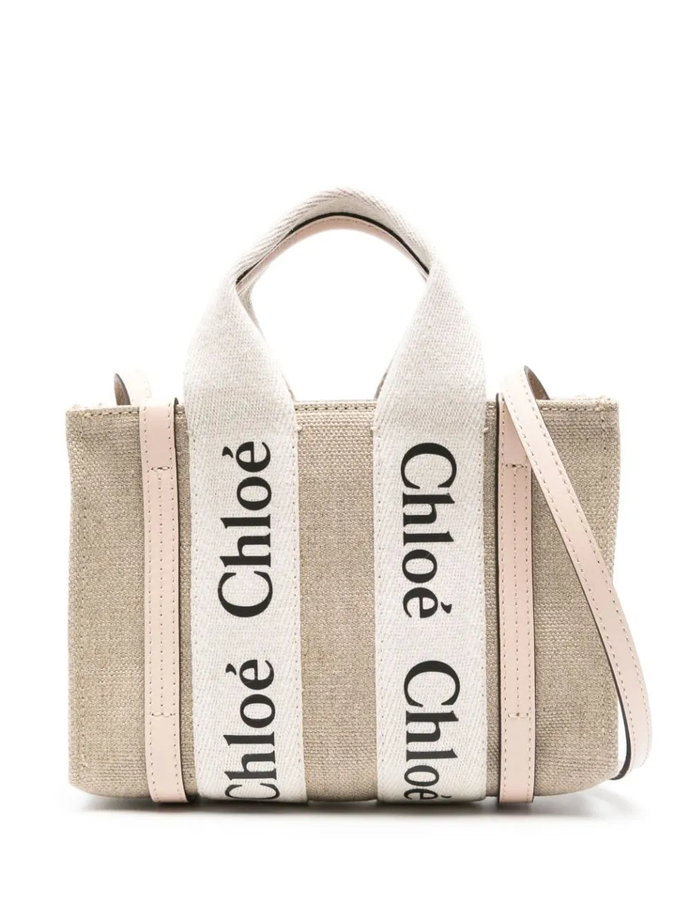Woody mini canvas tote