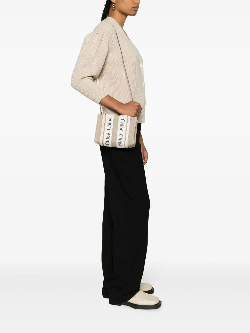 Woody mini canvas tote