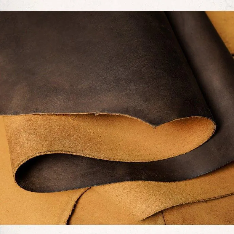 Woosir Leather Large Duffle Bags with Laptop Compartment