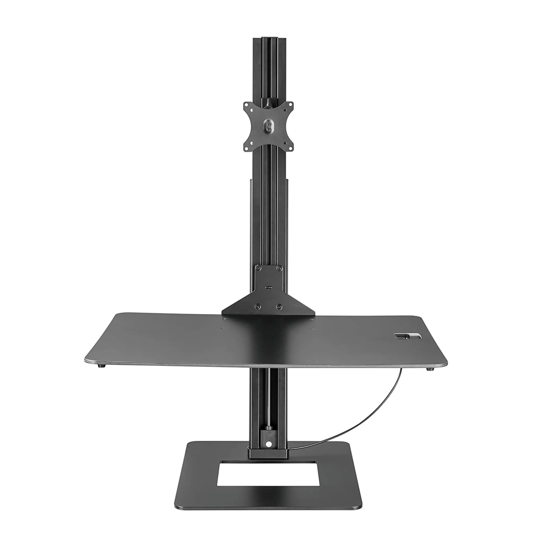 WorkStore Defianz Laptop Table, Sit-Stand, Adjustable with Spring Lift