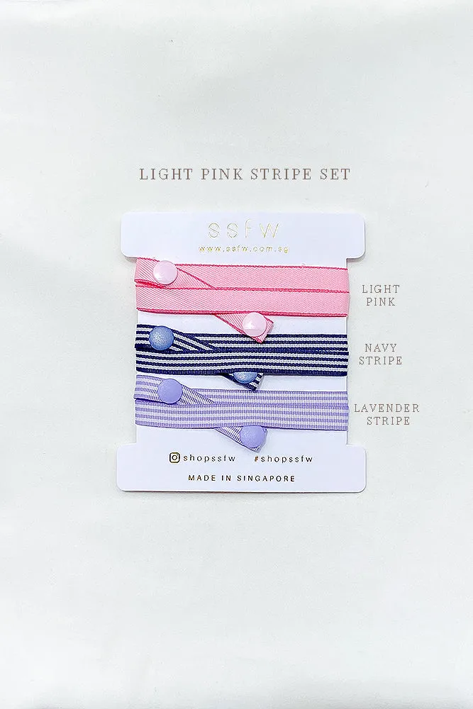 Your Daily Mask Strap - Stripe Edition (Set of 3)