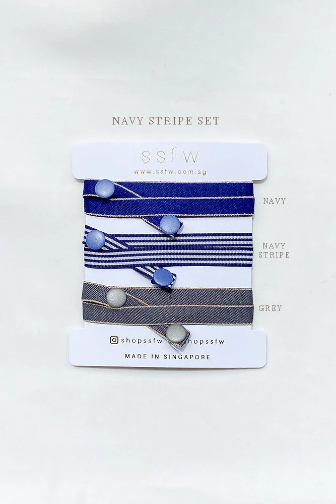Your Daily Mask Strap - Stripe Edition (Set of 3)