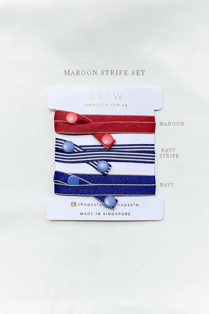 Your Daily Mask Strap - Stripe Edition (Set of 3)