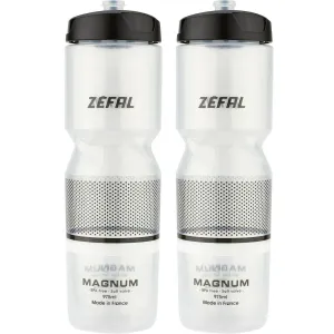 Zefal Magnum Water Bottle - 975ML - Transparent - 2 Pack