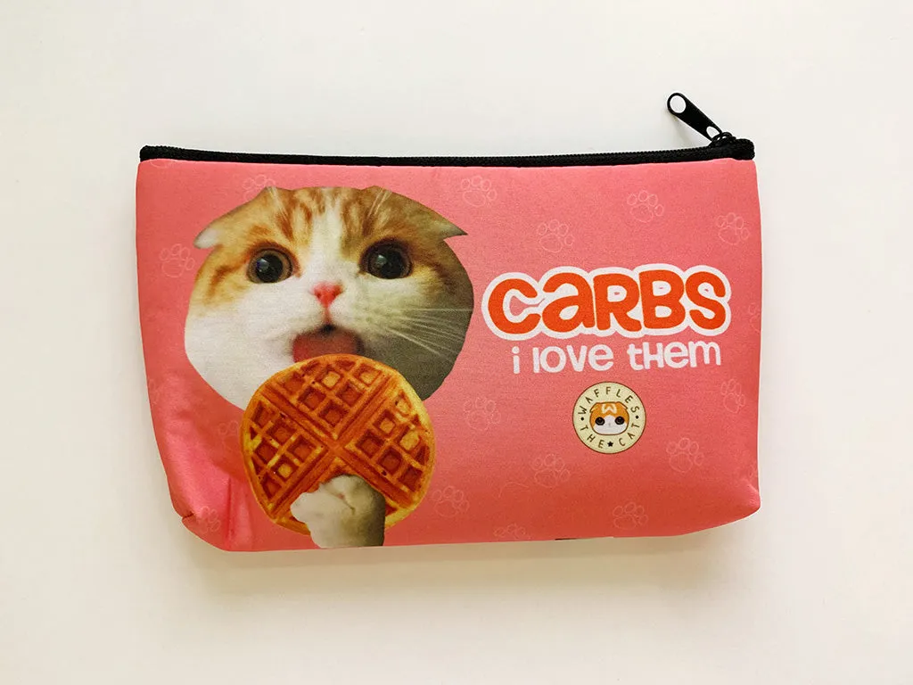 Zipper Pouch - Carbs: I Love Them