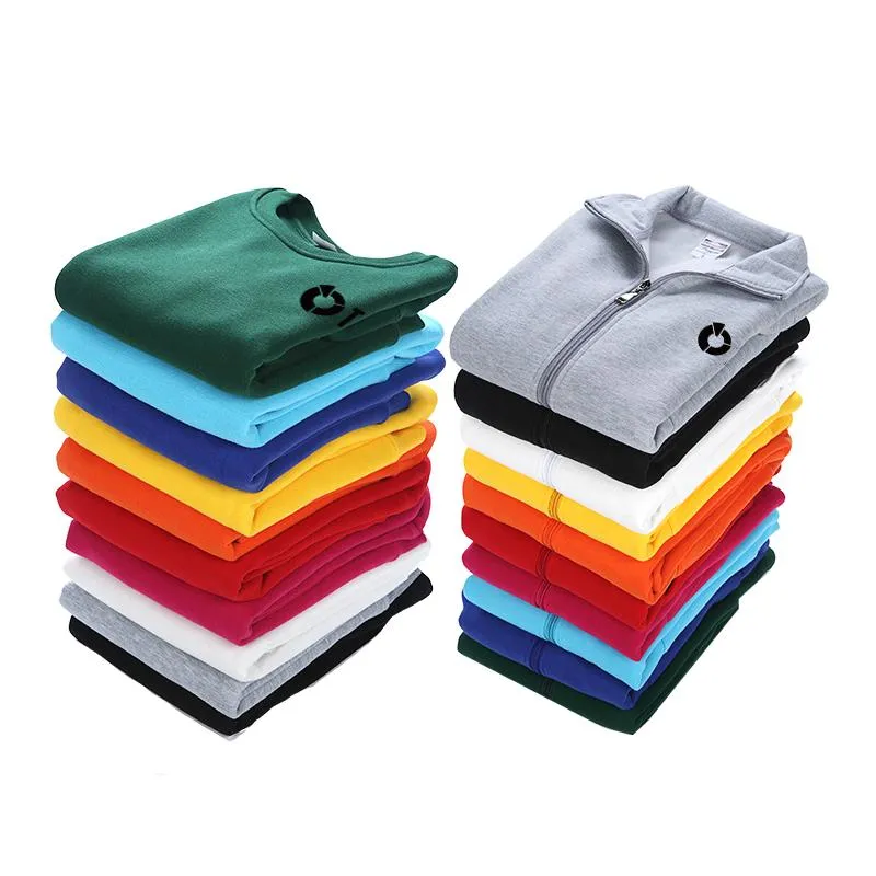 Zippered Fleece Sweater With High Collar