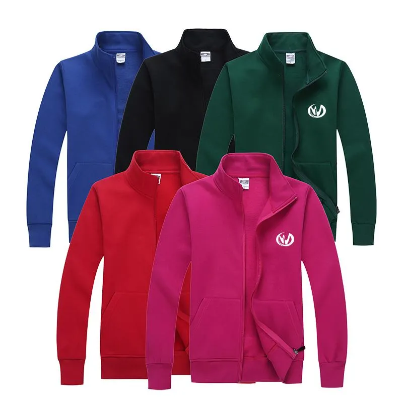 Zippered Fleece Sweater With High Collar